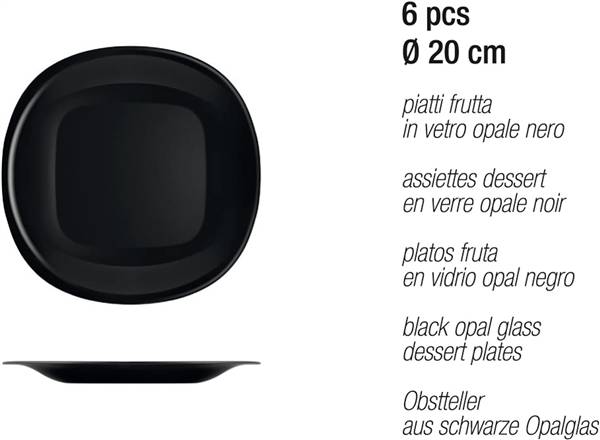 H&H SERVIZIO PIATTI 18PZ BLACK&WHITE 