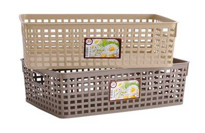 LEGA CESTA RATTAN RETTANG. BASSA LT.15 