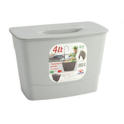 LEGA PATTUMIERA C/GANCIO PENSILE LT.4