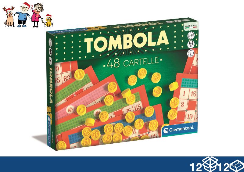 EOL GIOCO TOMBOLA 48 CARTELLE