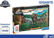 CLEMENTONI PUZZLE 104PZ 40X27X5 JURASSIC 