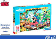 CLEMENTONI PUZZLE 24PZ 40X27X5 MICKEY 