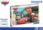 CLEMENTONI PUZZLE 24PZ 40X27X5 CARS 