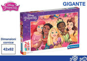 CLEMENTONI PUZZLE 24PZ 40X27X5 PRINCESS 
