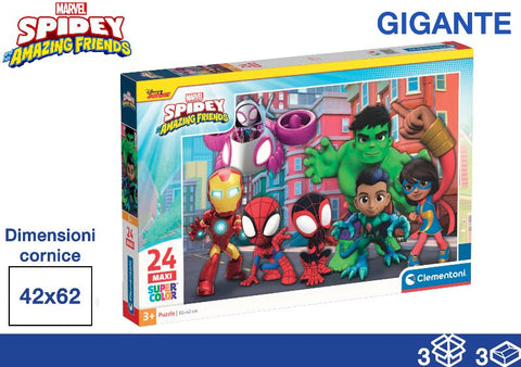 Clementoni Puzzle 24pz 40x27x5 Spidey