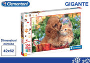 CLEMENTONI PUZZLE 104PZ 40X27X5 ANIMALS 