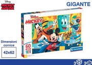 CLEMENTONI PUZZLE 60PZ 40X27X5 MICKEY 