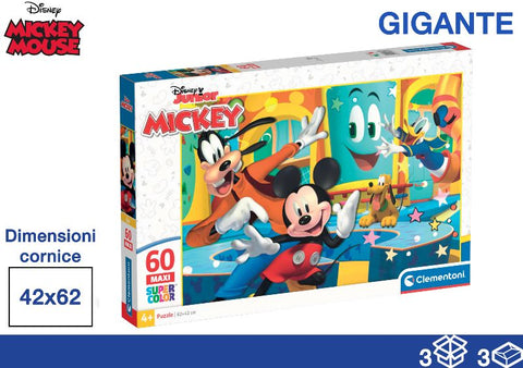 Clementoni Puzzle 60pz 40x27x5 Mickey