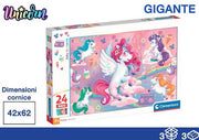 CLEMENTONI PUZZLE 24PZ 40X27X5 UNICORN 