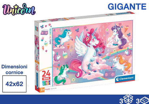 Clementoni Puzzle 24pz 40x27x5 Unicorn