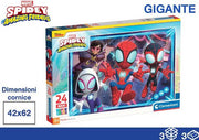 CLEMENTONI PUZZLE 24PZ 40X27X5 SPIDEY 