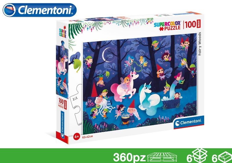 EOL PUZZLE 100PZ 40X27X4 UNICORNO &FAIRY