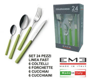 EME POSATE COLORANDO 24PZ VERDE