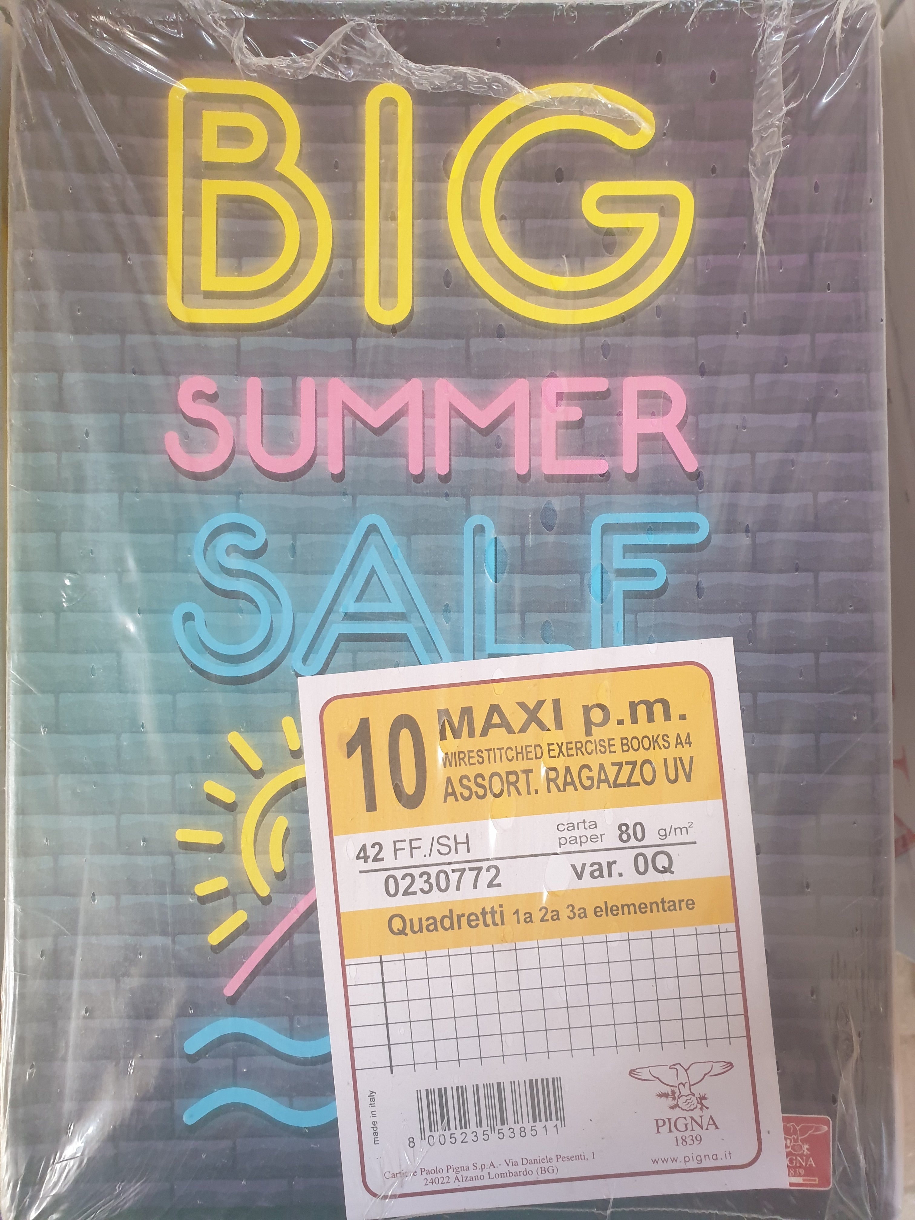 PIGNA QUADERNO RAGAZZO ASS RIG Q