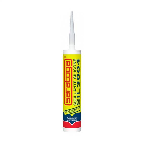 SARATOGA CARTUCCIA DI SILICONE TRASPAREN 