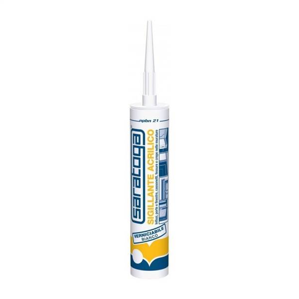 SARATOGA CARTUCCIA DI SILICONE BIANCO 