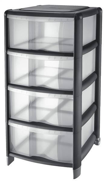 TONTARELLI CASSETTIERA BAMBU' 4CASS ANTR