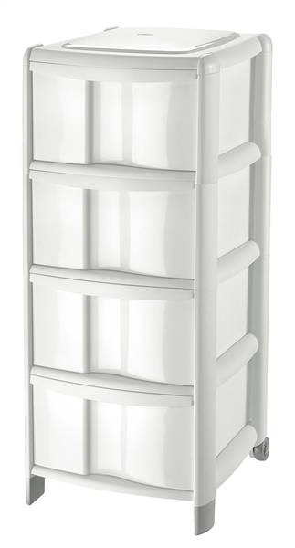 TONTARELLI CASSETTIERA BAMBU' 4 CASS BIA