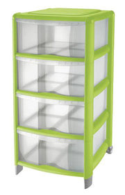 TONTARELLI CASSETTIERA BAMBU' 4 CASS VER TR/LIM