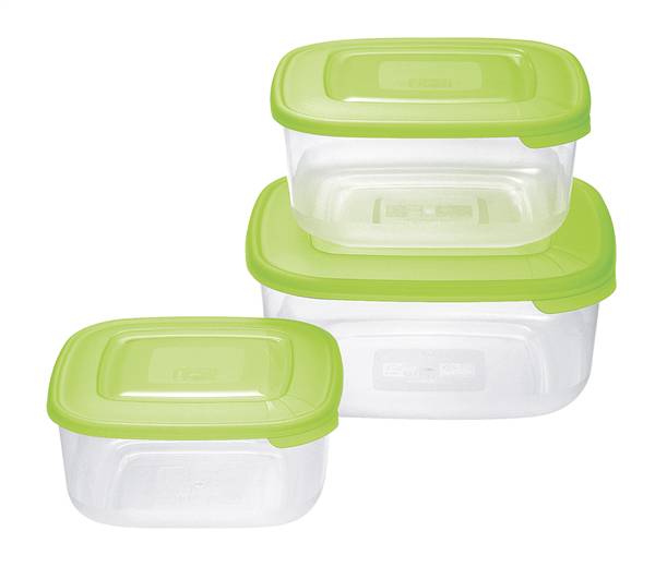 TONTARELLI SET 3 FRIGO BOX QUADRATI 2,5/1,5/0,95L