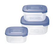 TONTARELLI SET 3 FRIGO BOX QUADRATI 2,5/1,5/0,95L