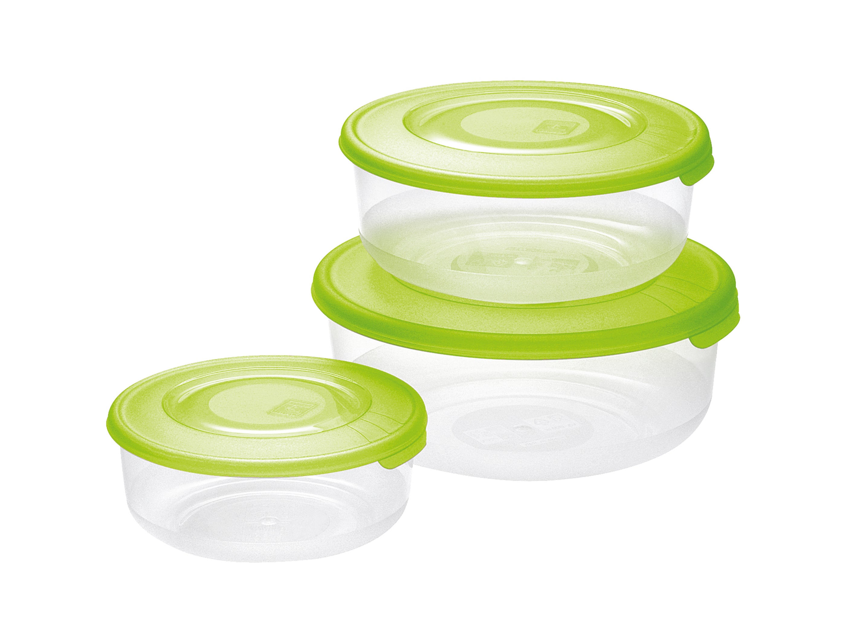 TONTARELLI SET 3 FRIGO BOX ROTONDI 1.7/1/0.5 L