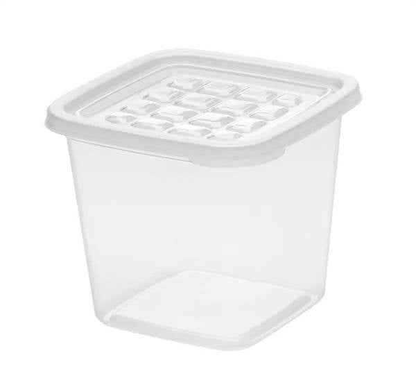 TONTARELLI SET 1X3 FREEZY QUADRO 1LT TRASPARENTE 13X13XH11.3 CM.