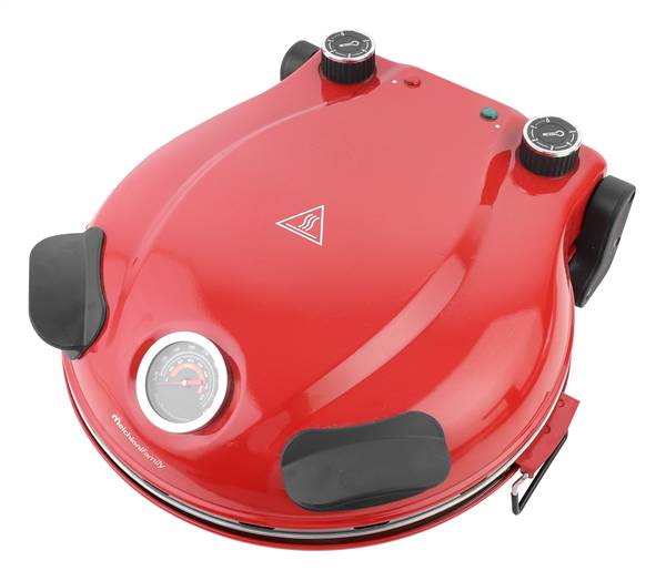MELCHIONI FORNO PIZZA CON TERMOMETRO BELLANAPOLI PLUS DOPPIA RESISTENZA 1300W