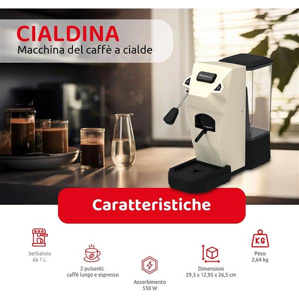 MELCHIONI MACCHINA CAFFE' CIALDINA 550W 