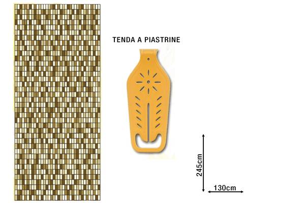 REDS TENDA FLY 2 MELANGE MARRONE 130X245 