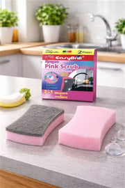 EASYBRILL SPUGNE PINK SCRUB 2PZ 