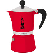 BIALETTI RAINBOW CAFFETTIERA 3TZ ROSSA