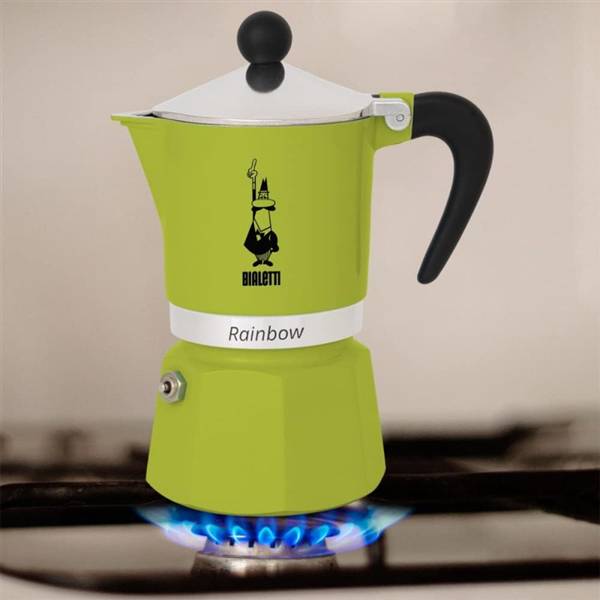 BIALETTI RAINBOW CAFFETTIERA 3TZ VERDE 