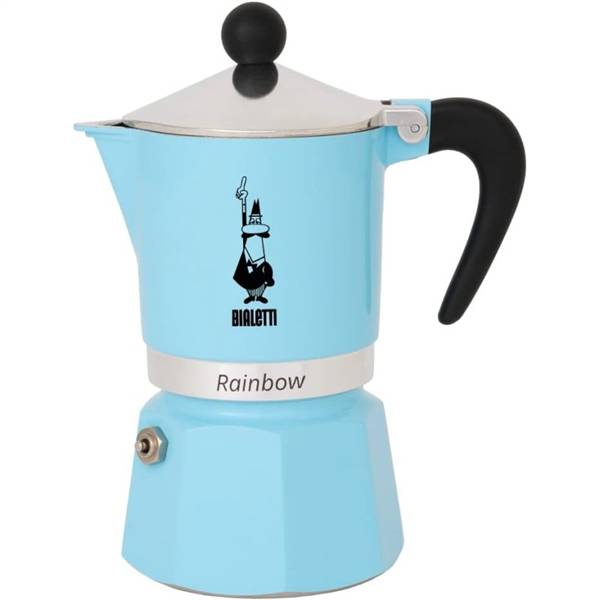 BIALETTI RAINBOW CAFFETTIERA 1TZ AZZURRA 