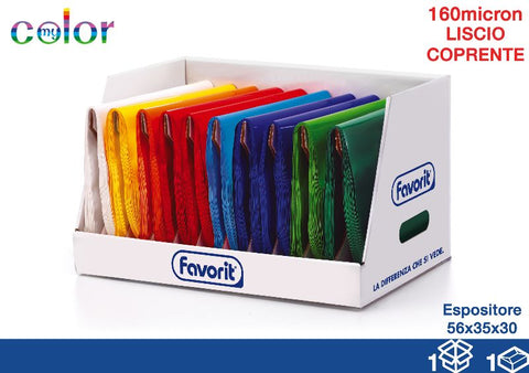 EOL COPRIQUADERNO A4 CON ALETTE BLU