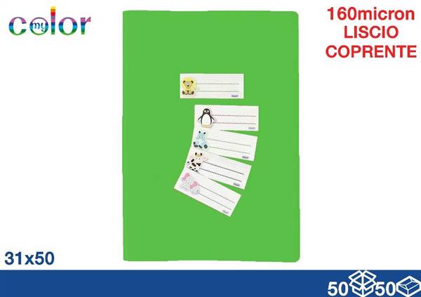 EOL COPRIQUADERNO A4 CON ALETTE VERDE C 