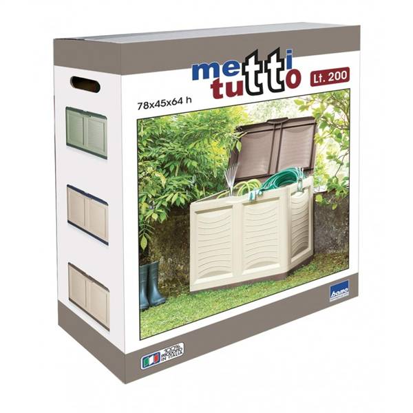 BAMA METTITUTTO 200LT. TORTORA 78X45X64H 
