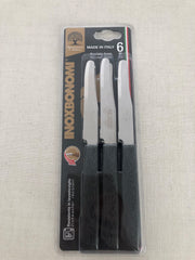 BONOMI COLTELLI TAVOLA 6PZ WOOD NERO