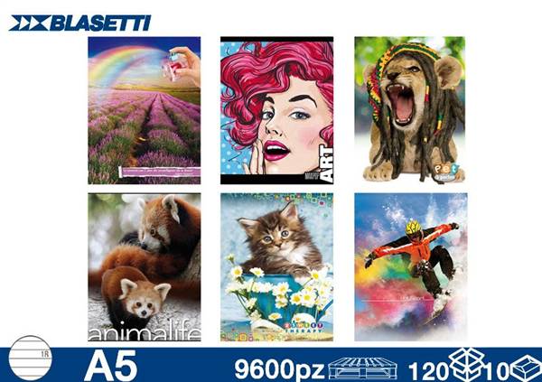 BLASETTI QUADERNO A5 80GR MONOCOL RIG 1R 