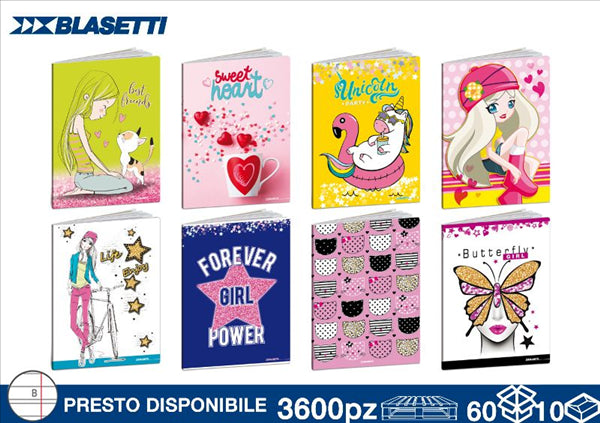 BLASETTI QUADERNO 80GR BOY RIG B