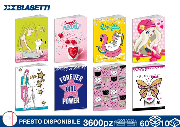 BLASETTI QUADERNO 80GR BOY RIG B