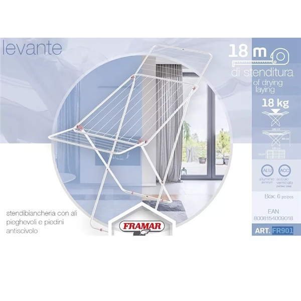 JUMBO STENDIBIANCHERIA FERRO LEVANTE 18M 