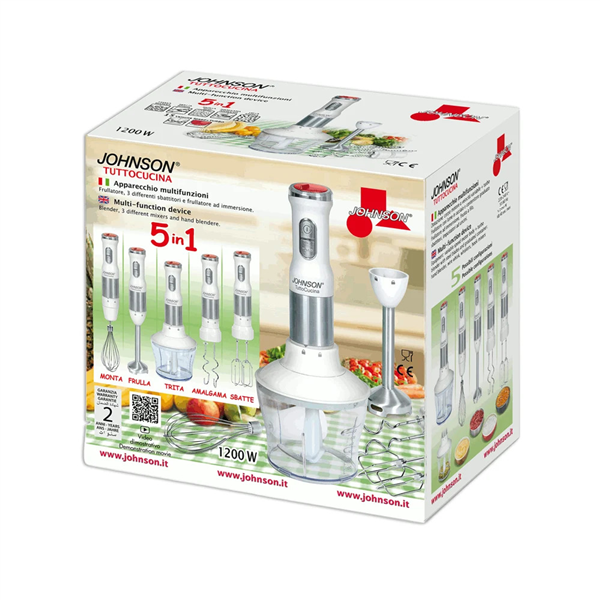 JOHNSON FRULLATORE TUTTOCUCINA 5IN1 