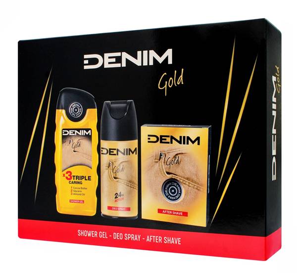 DENIM SET REGALO GOLD 007 100+250+150ML 