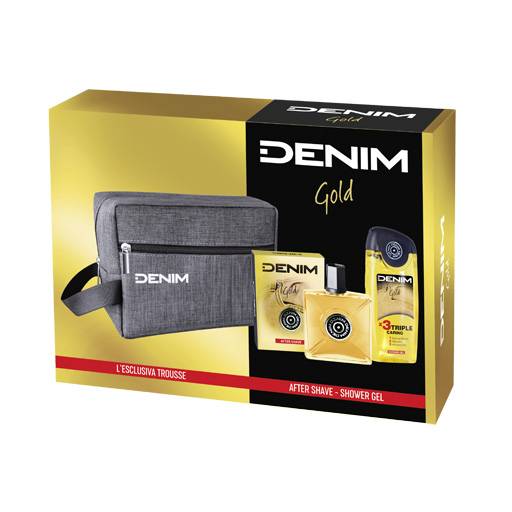 DENIM SET REGALO GOLD 100+250ML+POCHETTE 