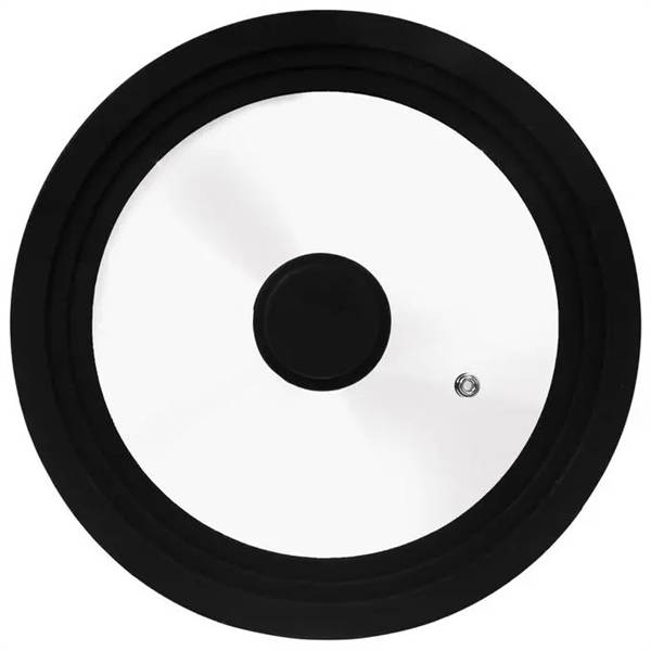ZANETTI COPERCHIO VETRO CM. 16/18/20 CON GUARNIZIONE SILICONE