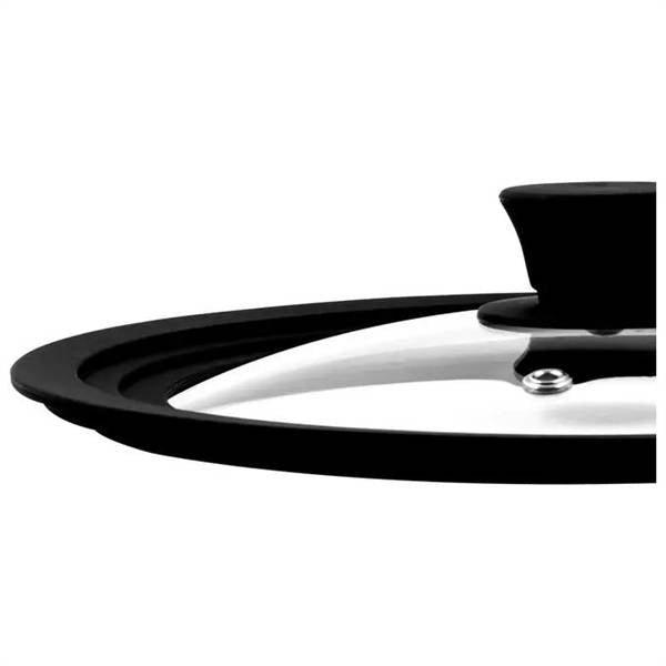 ZANETTI COPERCHIO VETRO CM. 16/18/20 CON GUARNIZIONE SILICONE