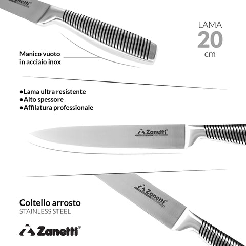 Zanetti Coltello Arrosto Cm.20 Mod.ultra