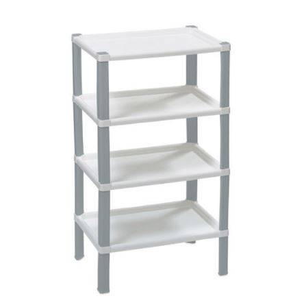 PLAST. SCAFFALE SCAF 24 BIANCO/SILVER 