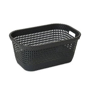 PLAST. CESTA P/PANNI RATTAN 45 ANTRACITE 